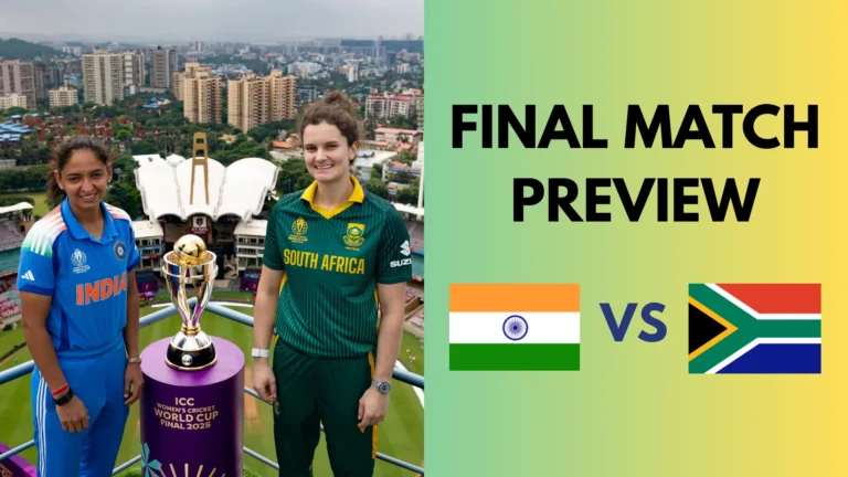 India vs South Africa Women World Cup 2025 Final: Preview, Lineups, Key Battles & What to Expect