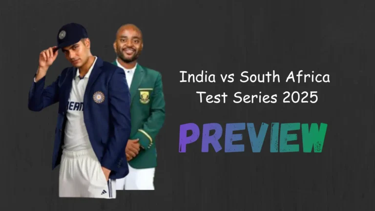 India vs South Africa Test Series 2025 Preview