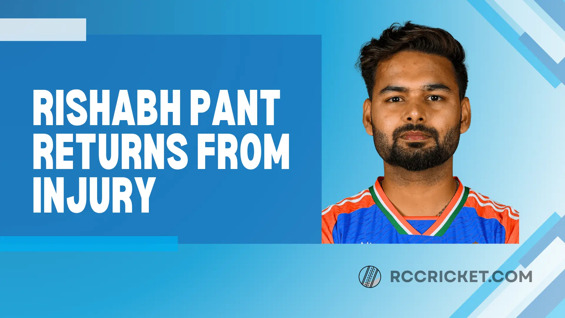 Rishabh Pant Returns from Injury